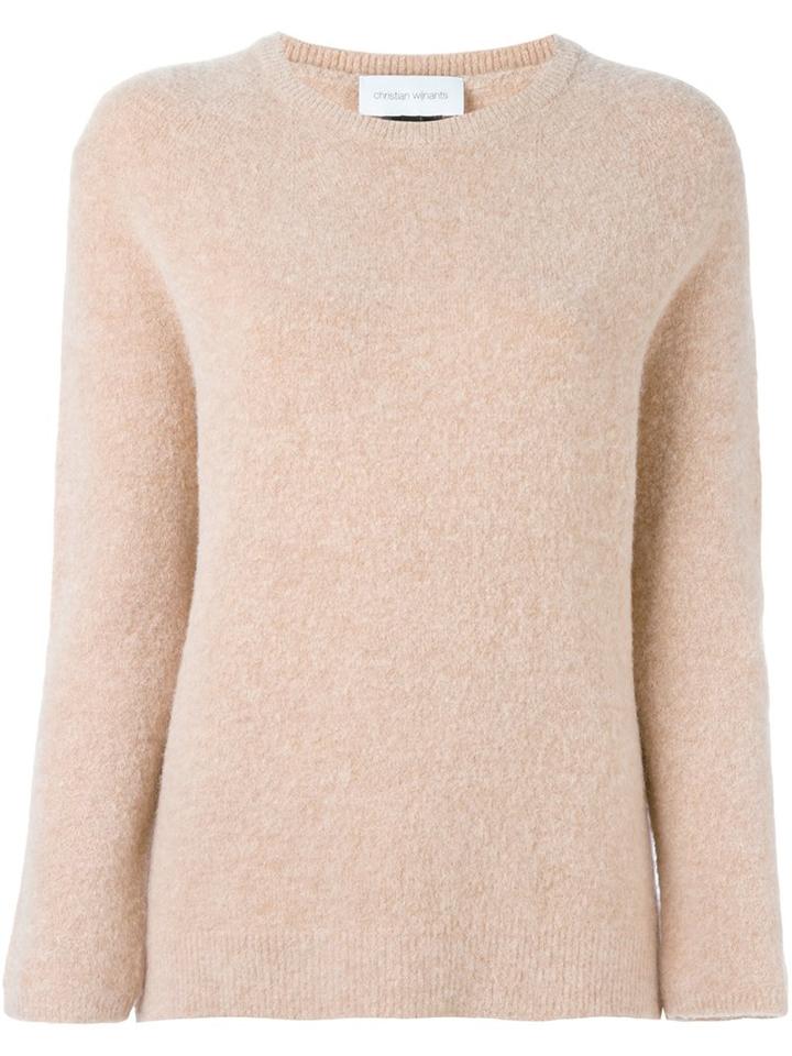 Christian Wijnants 'kosmos' Jumper, Women's, Size: Small, Nude/neutrals, Nylon/spandex/elastane/mohair/alpaca