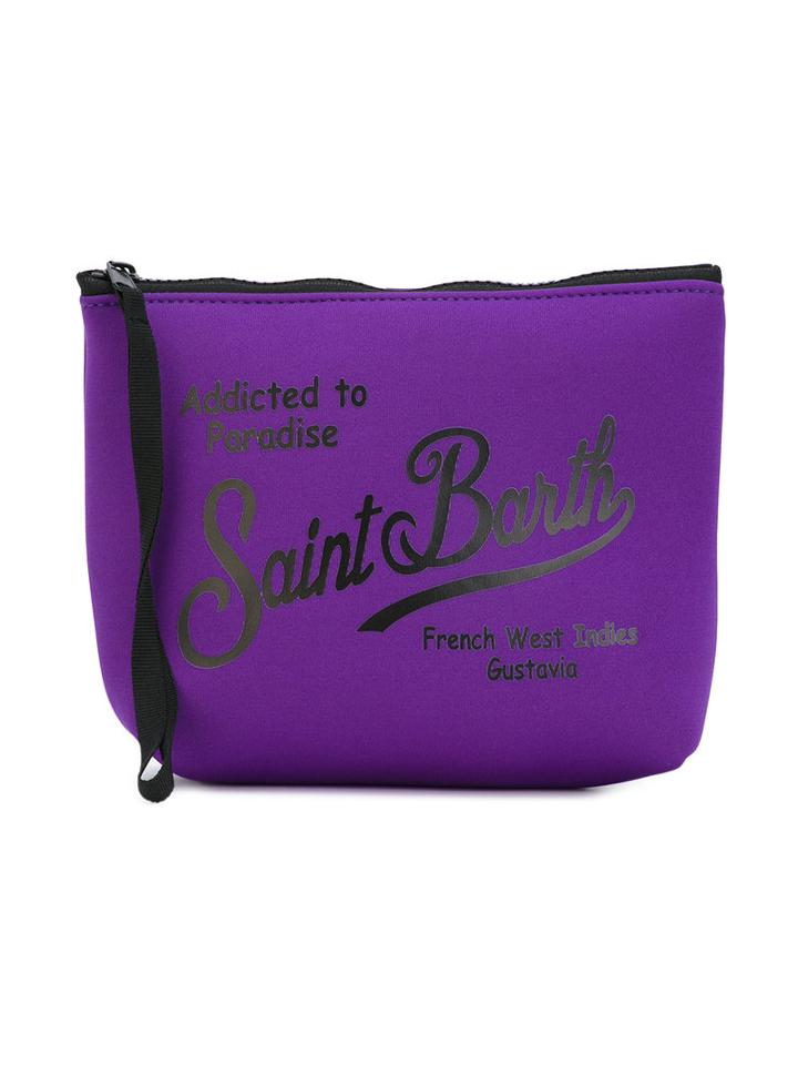 Mc2 Saint Barth Kids Beach Pouch Bag, Girl's, Pink/purple