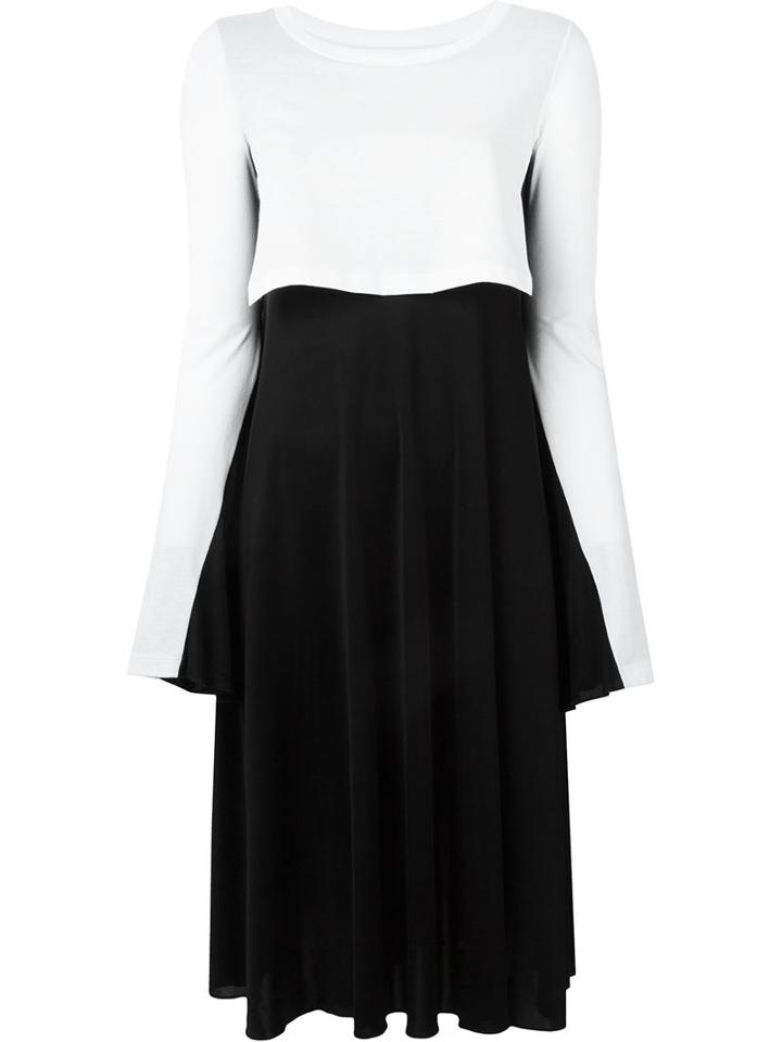 Mm6 Maison Margiela Colour Block Layered Dress
