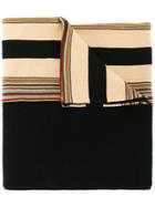 Caban Striped Scarf - Black