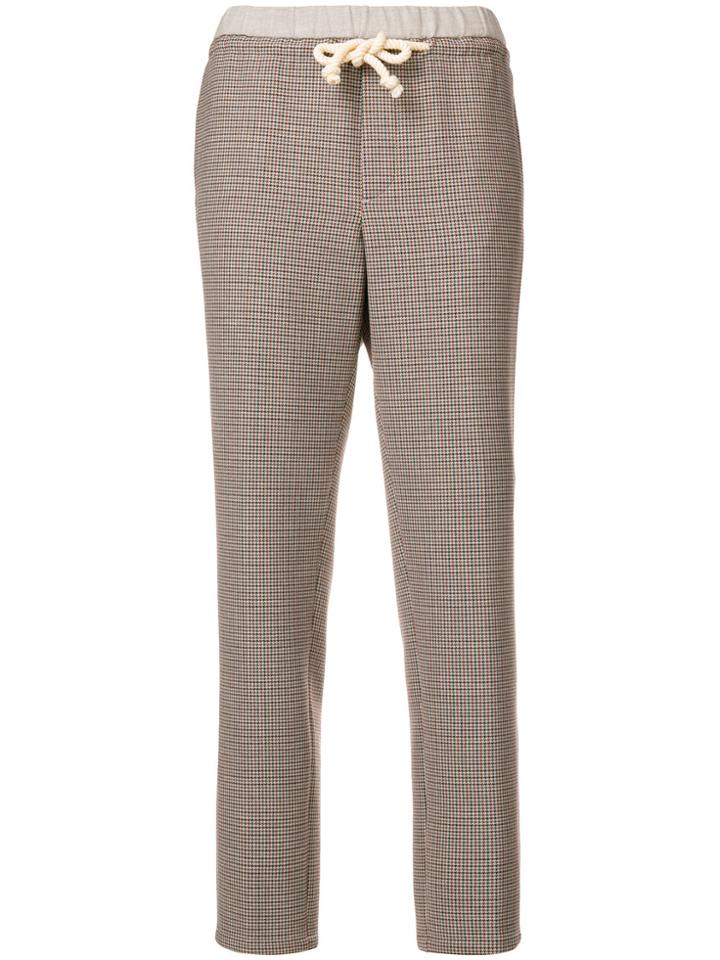 Closed Houndstooth Sweatpants - Nude & Neutrals