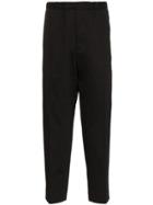 Jil Sander Tailored Cotton Trousers - Black