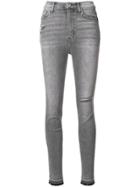 Current/elliott Fade Out Skinny Jeans - Black