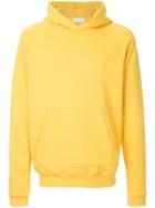 John Elliott Hooded Kangaroo Jumper - Yellow & Orange