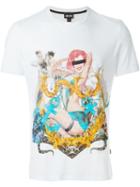 Just Cavalli Pin-up Girl Print T-shirt