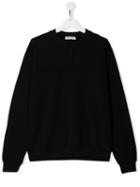 Dondup Kids Teen Cotton Printed Sweater - Black