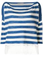 Ermanno Scervino Striped Sweater - Blue