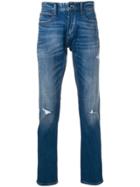 Denham Distressed Jeans - Blue
