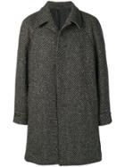 Z Zegna Single Breasted Overcoat - Grey
