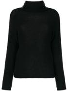 Jo No Fui Tubular Neck Sweater - Black