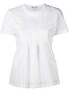 Comme Des Garçons Comme Des Garçons Satin Front T-shirt - White