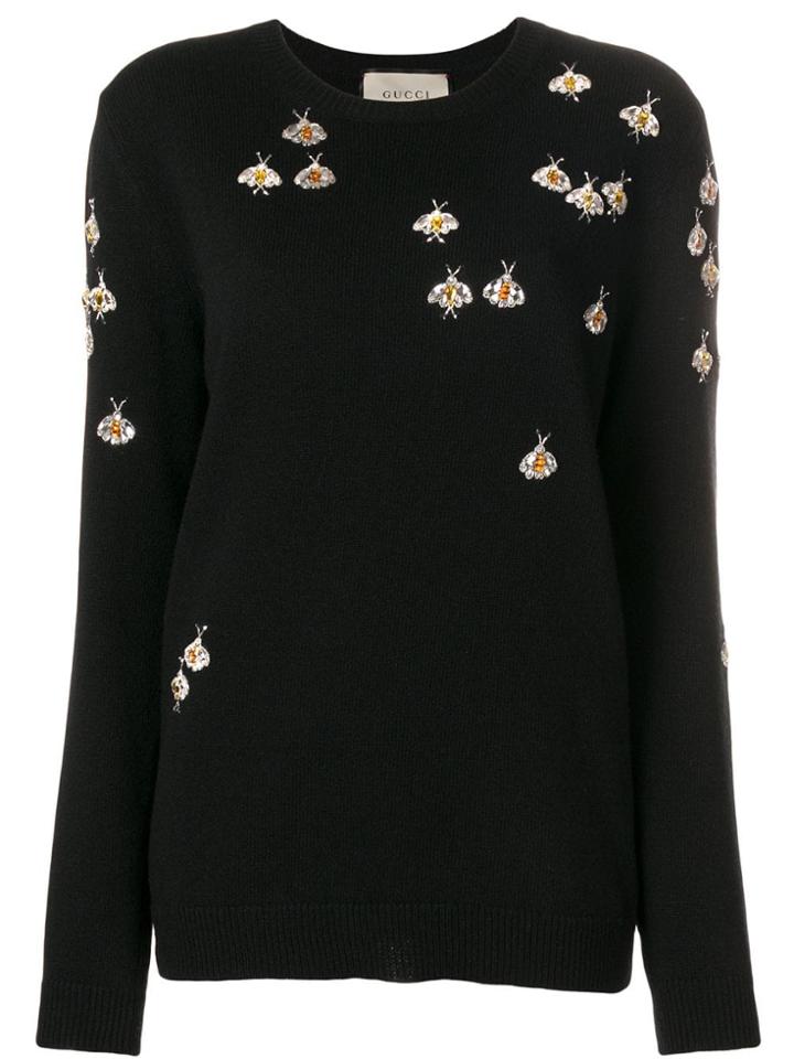 Gucci Bee-embellished Sweater - Unavailable