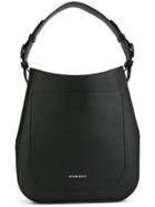 Burberry Logo Plaque Tote - Black
