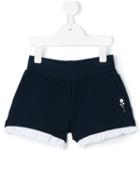 Monnalisa - Crystal Embellished Shorts - Kids - Cotton/polyester/spandex/elastane - 7 Yrs, Blue