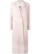 Forte Forte Single Breasted Coat, Women's, Size: I, Pink/purple, Cotton/cupro/viscose/virgin Wool