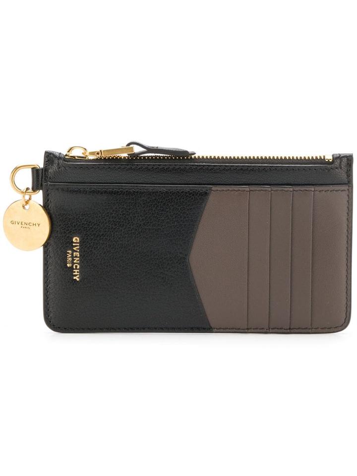 Givenchy Logo Charm Wallet - Black