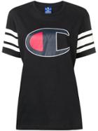 Champion Logo Round Neck T-shirt - Black