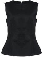 Maison Mihara Yasuhiro Fitted Shell Tank Top - Black