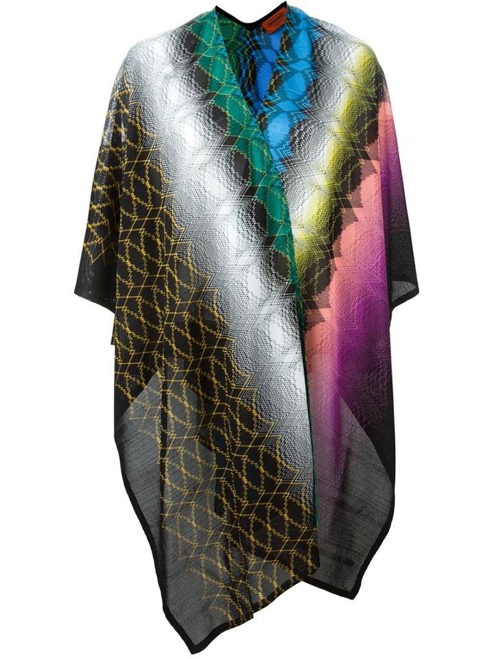 Missoni Zigzag Print Knit Scarf
