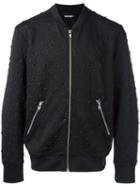 Diesel Star Bomber Jacket, Men's, Size: Xxl, Black, Polyester/spandex/elastane