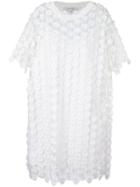 Carven Lace T-shirt Dress - White