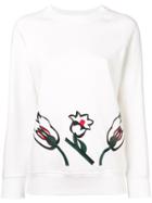 Sonia Rykiel Tulip Print Sweatshirt - White