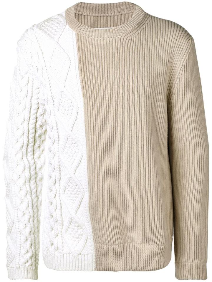 Maison Margiela Contrast Jumper - Neutrals