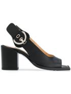 Aalto Block Heeled Sandals - Black