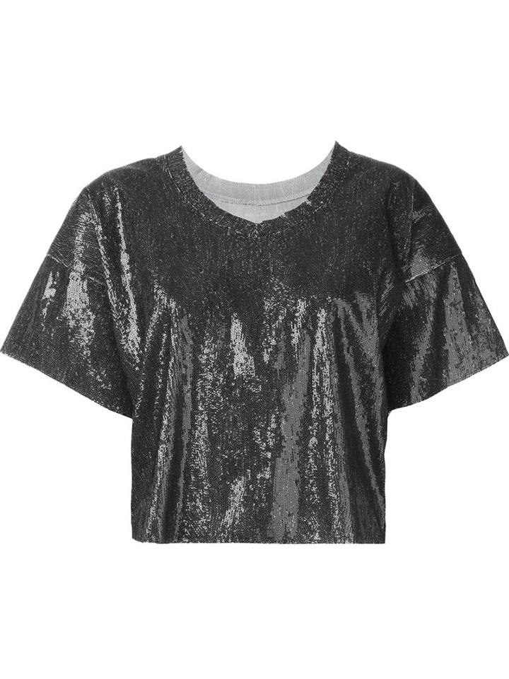 Mm6 Maison Margiela Sequin Embellished Top