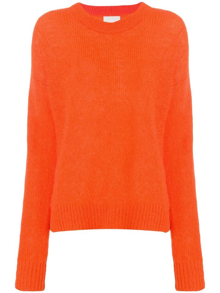 Laneus Crew Neck Sweater - Orange