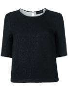 Olympiah Lace Panelled Top - Black