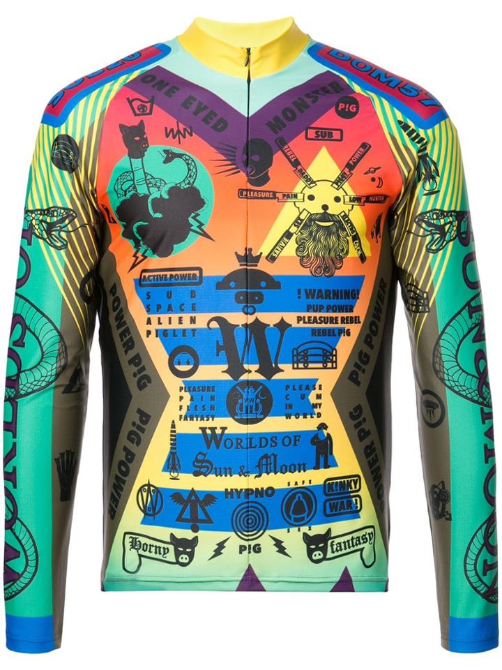 Walter Van Beirendonck P!g Bike Print Shirt - Multicolour