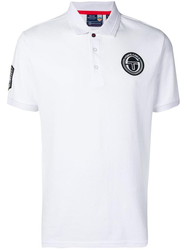 Sergio Tacchini Embroidered Polo Top - White
