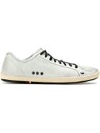 Osklen Leather Lace-up Sneakers - Nude & Neutrals
