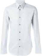 Maison Margiela Classic Printed Shirt, Men's, Size: 41, Grey, Cotton