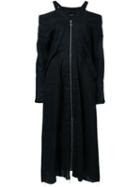 Kitx 'released Blouson' Dress, Women's, Size: 14, Black, Linen/flax