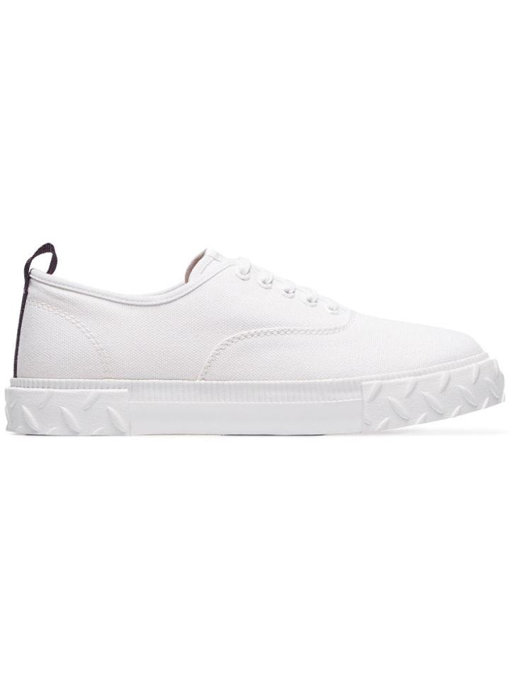 Eytys White Viper Canvas Low Top Sneakers