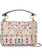 Valentino Valentino Garavani Spike Shoulder Bag - Neutrals