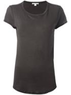 James Perse Curved Hem T-shirt, Women's, Size: Ii, Green, Cotton