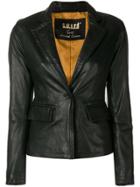 S.w.o.r.d 6.6.44 Blazer-like Leather Jacket - Black