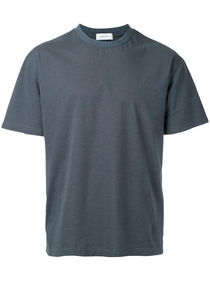 En Route - Round Neck T-shirt - Men - Cotton - 1, Grey, Cotton