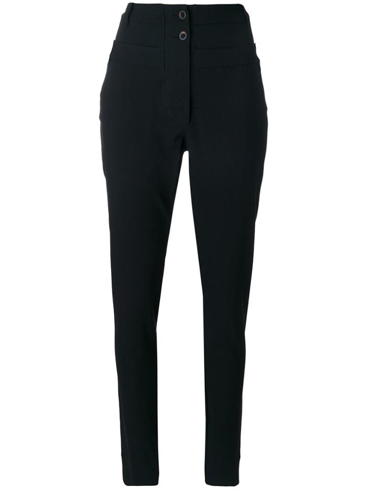 Lost & Found Ria Dunn Double Waist Trousers - Black