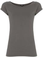 Aspesi Boat Neck T-shirt - Grey