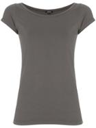 Aspesi Boat Neck T-shirt - Grey