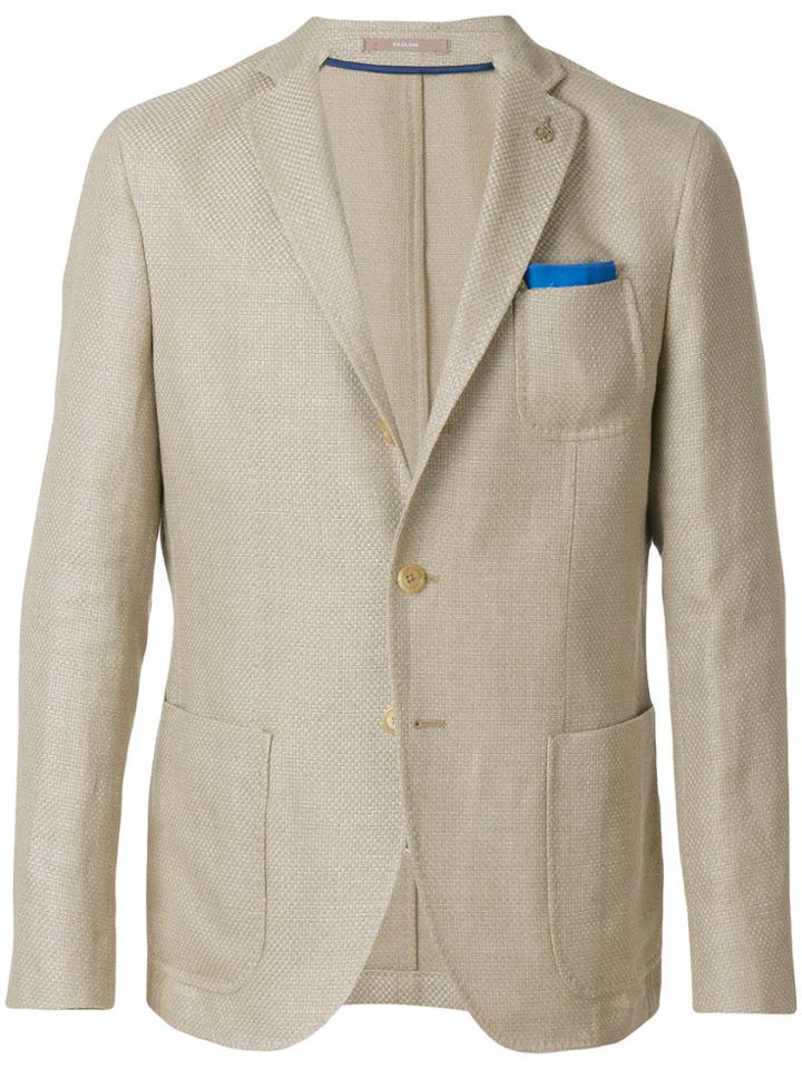 Paoloni Classic Fitted Blazer - Nude & Neutrals