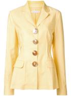Rejina Pyo Shell Button Blazer - Yellow