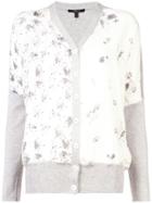 Derek Lam Floral Print Cardigan - White
