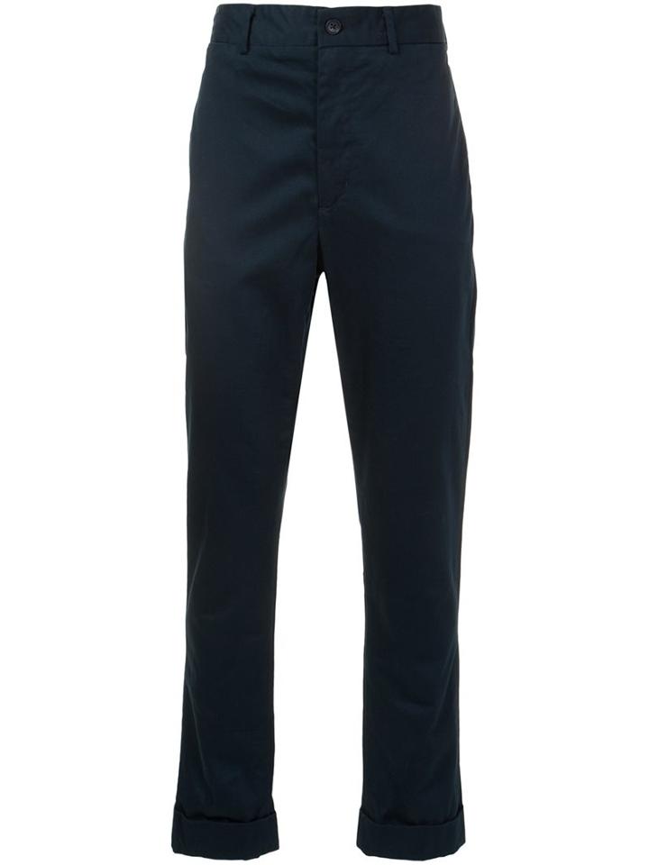 Engineered Garments Slim Fit Trousers, Men's, Size: 32, Blue, Cotton
