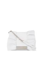 Sergio Rossi Ruffle Tote Bag - White