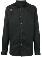 Alexander Mcqueen Brace Detail Shirt - Black